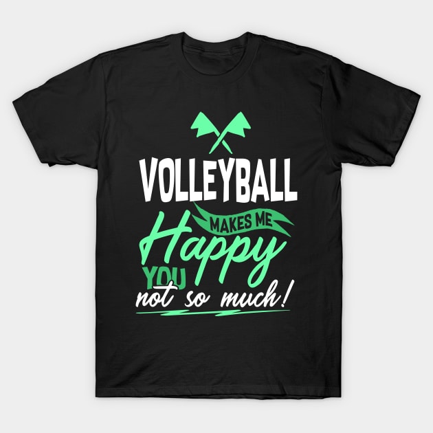 Volleyball Volleyball-Player T-Shirt by Shiva121